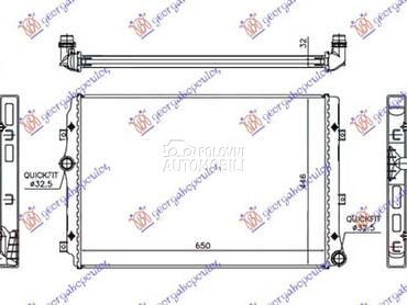 HLADNJAK MOTORA 2.0 Tdi DIZEL za Volkswagen Passat B7 od 2011. do 2015. god.