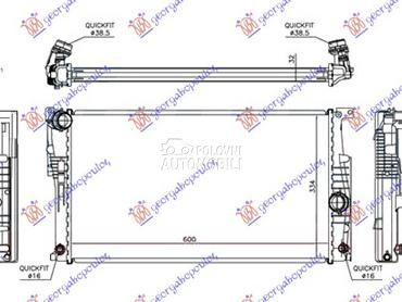 HLADNJAK MOTORA... za BMW Serija 1 od 2011. do 2015. god.