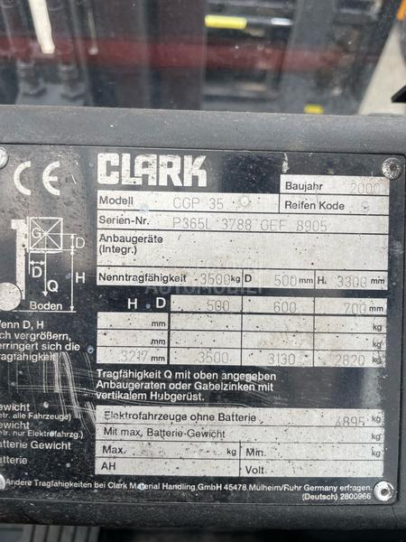 Clark 3,5 tona Triplex