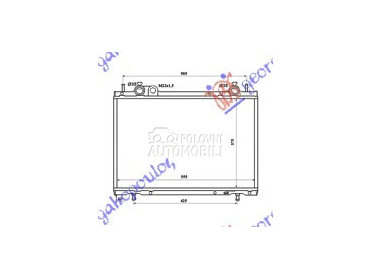 HLADNJAK MOTORA 1.9 TD... za Fiat Brava od 1995. do 2003. god.