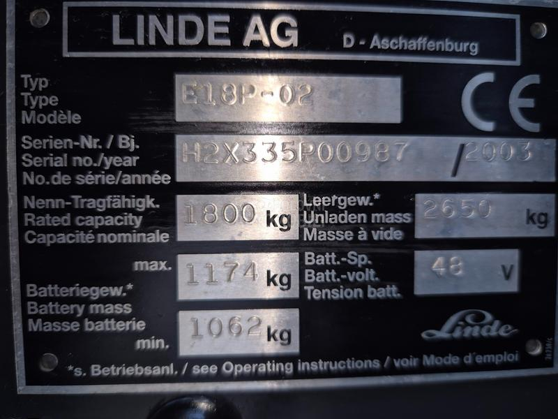 Linde E 18