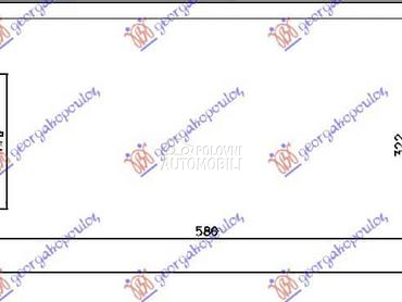 HLADNJAK MOTORA 1.9 JTD... za Lancia Musa od 2003. do 2013. god.