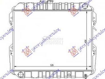 HLADNJAK MOTORA BENZIN za Toyota Hilux od 1984. do 1989. god.