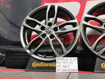 Aluminijumske felne  17" 5 x 114.3