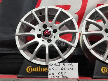 Aluminijumske felne  15" 4 x 108