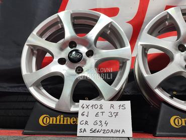 Aluminijumske felne  15" 4 x 108