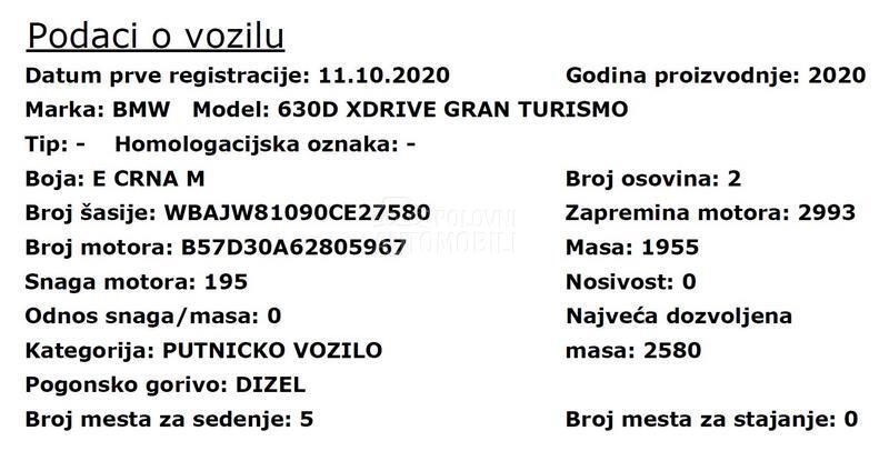 BMW 630 GT M/XD/360/HARMAN