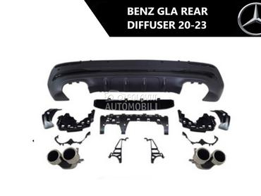 GLA zadnji difuzor za Mercedes Benz Ostalo od 2020. do 2023. god.