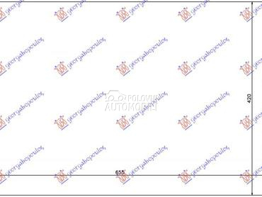 HLADNJAK KLIME 1.9 DCi 2.0... za Renault Megane od 2002. do 2005. god.