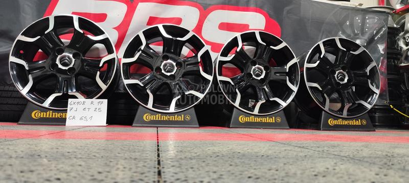 Aluminijumske felne  17" 4 x 108