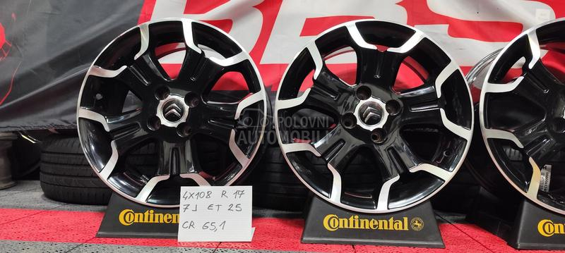 Aluminijumske felne  17" 4 x 108