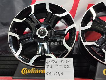 Aluminijumske felne  17" 4 x 108