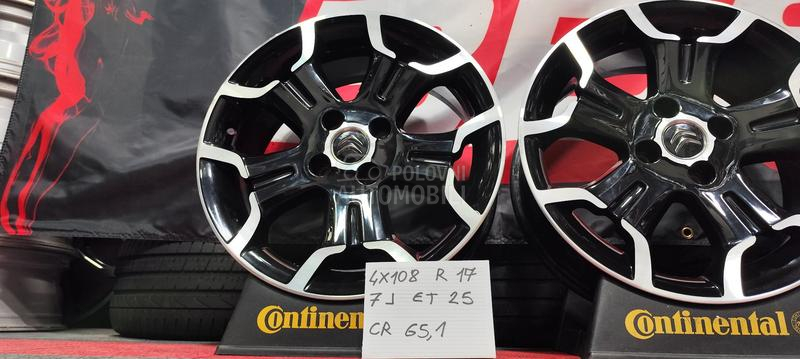 Aluminijumske felne  17" 4 x 108