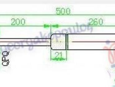 AMORTIZER HAUBE 350 njutna za Volkswagen Golf 4 od 1998. do 2004. god.
