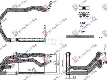GREJAC KABINE (134x189x27) za Land Rover Discovery od 2016. do 2021. god.