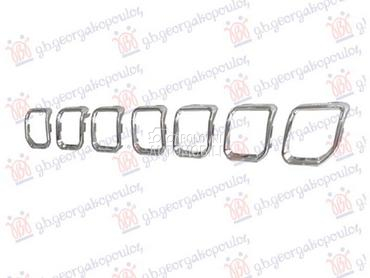 LAJSNA PVC MASKE HROM za Jeep Compass za 2022. god.