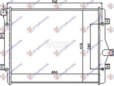 HLADNJAK MOTORA 2.0 TFSi... za Volkswagen Touran od 2007. do 2010. god.