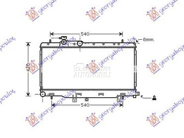 HLADNJAK MOTORA 2.0 TURBO... za Subaru Impreza od 2001. do 2008. god.