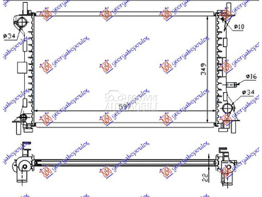 HLADNJAK MOTORA... za Ford Focus od 1998. do 2004. god.