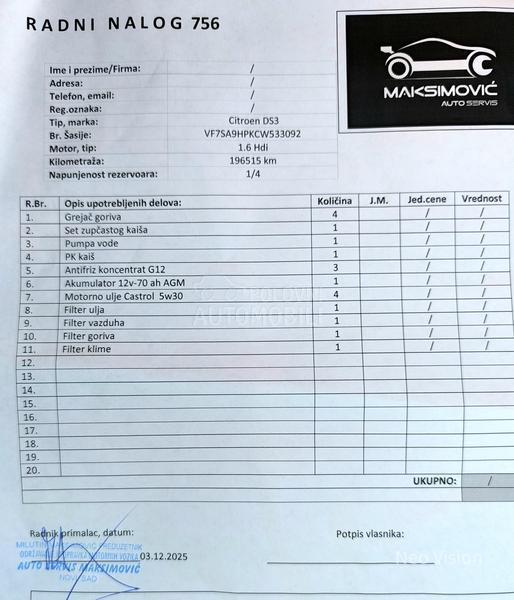 Citroen DS3 1.6 e-HDi So Chic