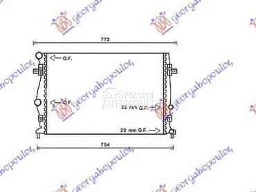 HLADNJAK MOTORA 1.2 TSi... za Seat Leon od 2013. do 2017. god.
