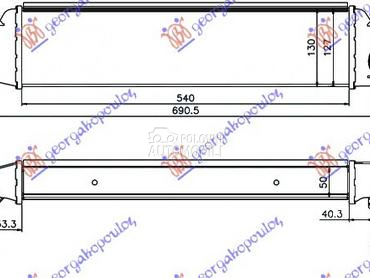 HLADNJAK INTERKULERA 2.0... za BMW X3 od 2007. do 2011. god.