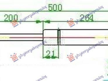 AMORTIZER GEPEK VRATA... za Seat Cordoba od 1995. do 1997. god.