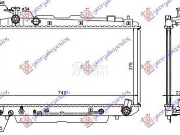 HLADNJAK MOTORA 2.0 16V... za Toyota RAV 4 od 2000. do 2005. god.