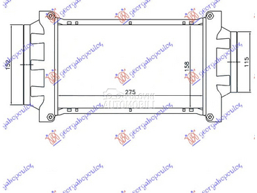 HLADNJAK INTERKULERA... za MINI Cooper od 2004. do 2008. god.