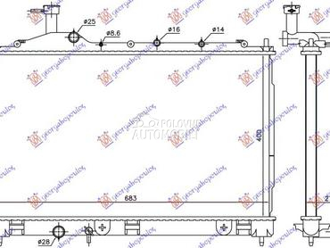 HLADNJAK MOTORA 2.2 DI-D... za Mitsubishi Outlander od 2013. do 2016. god.