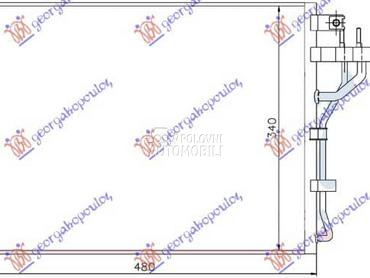 HLADNJAK KLIME ZA SVE... za Kia Picanto od 2015. do 2017. god.