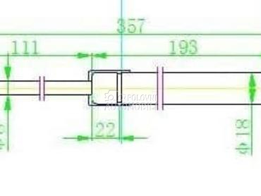 AMORTIZER HAUBE 550 njutna... za Mercedes Benz S Klasa od 2013. do 2017. god.