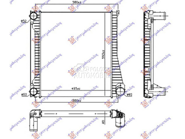 HLADNJAK INTERKULERA 3.0... za Land Rover Discovery od 2005. do 2014. god.