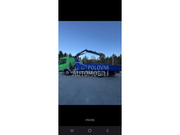 Mercedes Benz ATEGO 815 KRAN i RAMPOM