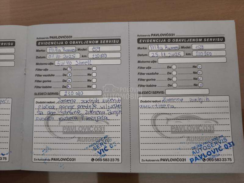 Alfa Romeo 159 Restajling