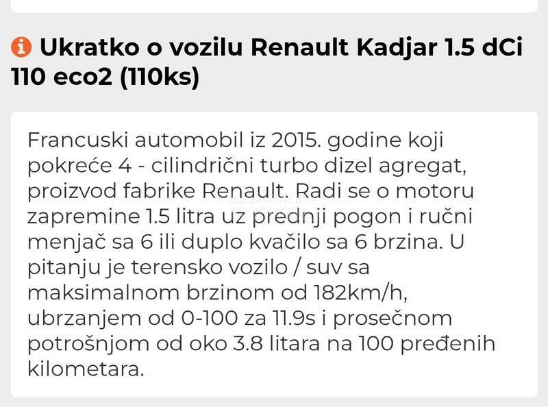 Renault Kadjar 1.5 Dci