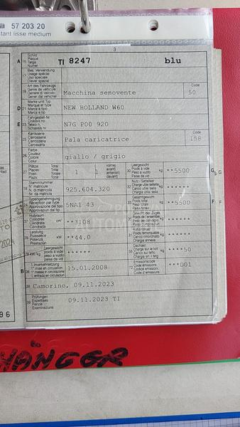 New Holland W60  BRZA SPOJKA