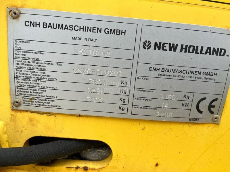 New Holland W60  BRZA SPOJKA