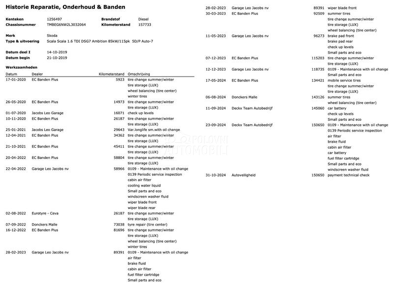Škoda Scala Virtual/Matrix/DSG