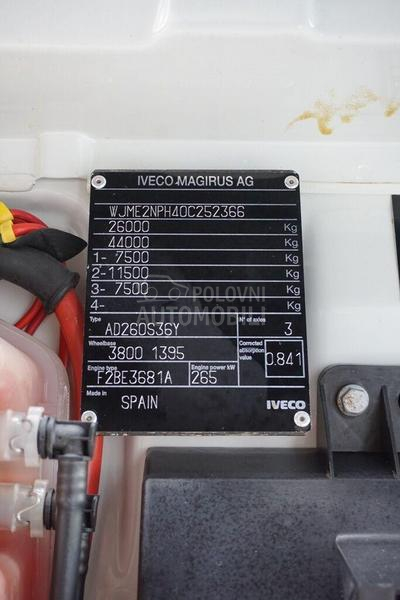 Iveco STRALIS tegljač, DOM1737