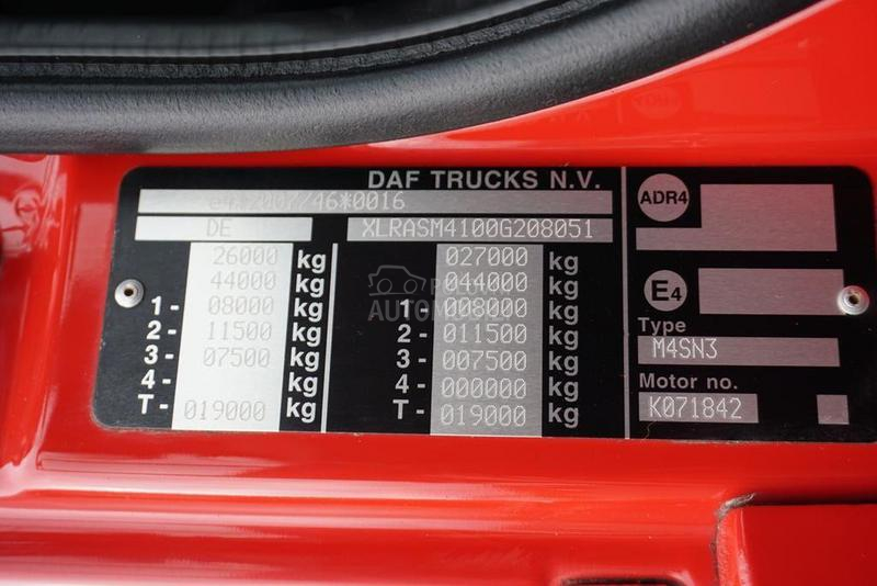 DAF CF platformom DOM1747