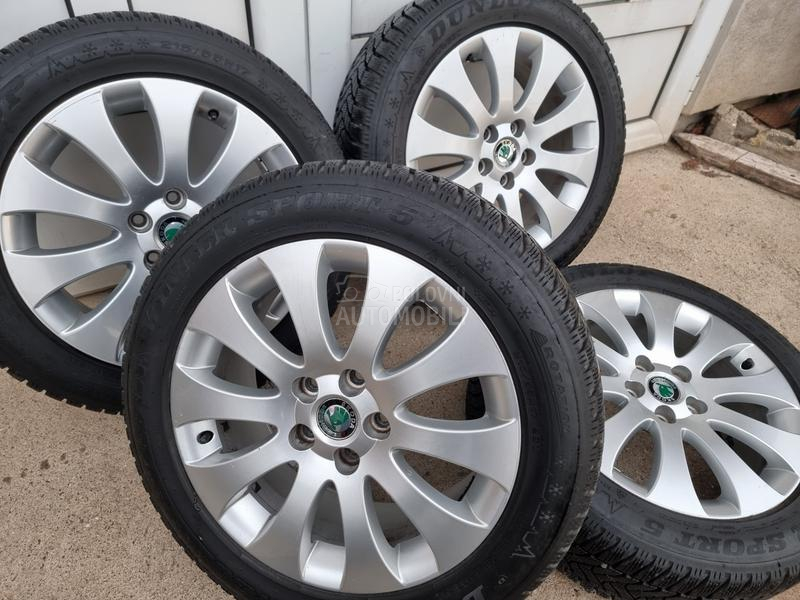 Aluminijumske felne Superb original 17" 5 x 112