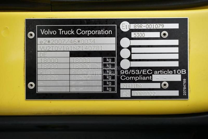 Volvo FL platformom DOM1802