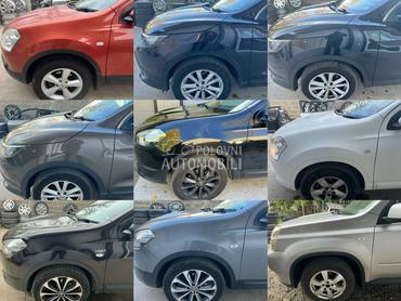 Krila za Nissan Qashqai, X-Trail, Qashqai + 2 od 2008. do 2020. god.