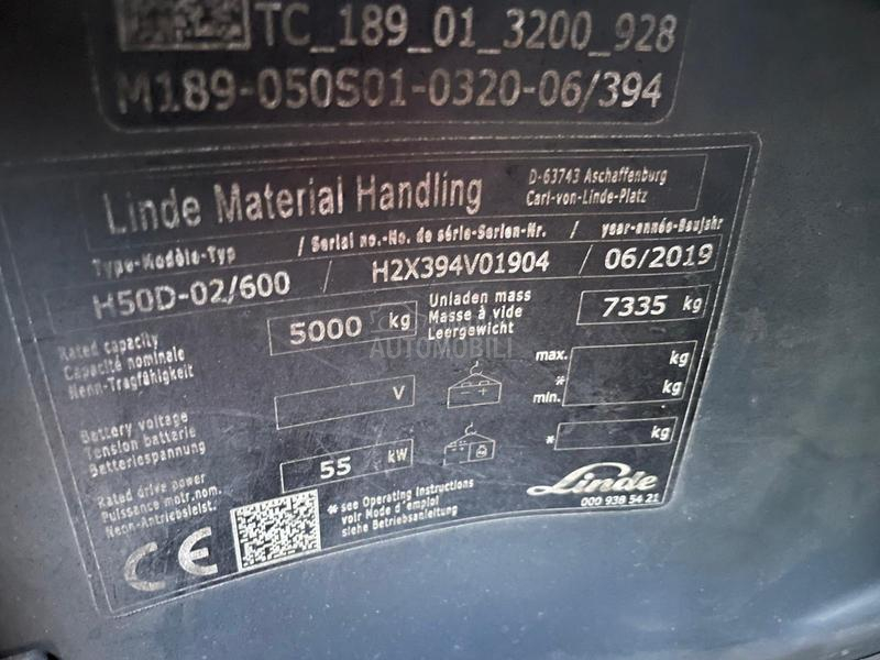 Linde H 50 dizel