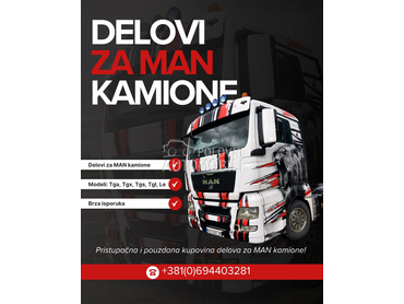 Delovi za Mana Tga,Tgx,Tgs,Tgl