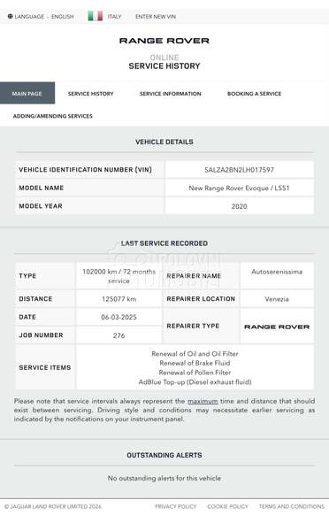 Land Rover Range Rover Evoque R-DYNAMIC hibrid