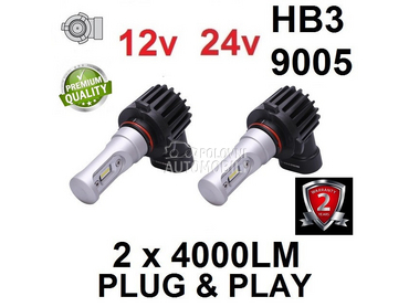 Led Sijalice HB3 SET ZES chip Atom serija  