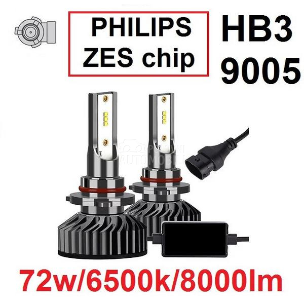 Led Sijalice HB3 SET PHI ZES chip