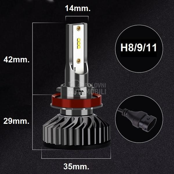 Led Sijalice HB3 SET PHI ZES chip